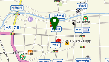 こやし屋 松本店の地図画像