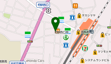 おでん屋たけし 柏西口店の地図画像