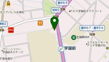 Agu hair unu(アグ ヘアー ウヌ) 学園前店の地図画像