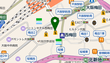 ROREX BOUTIQUE HILTON PLAZA OSAKA(ロレックスブティックヒルトンプラザ大阪)の地図画像