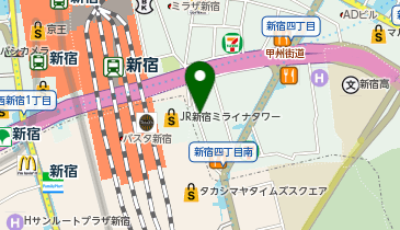 LUSH SPA(ラッシュスパ) 新宿店の地図画像