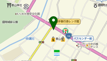 デュオヒルズ盛岡中ノ橋 ザ・プレミアの地図画像