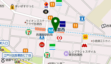 メトロセンター西葛西の地図画像