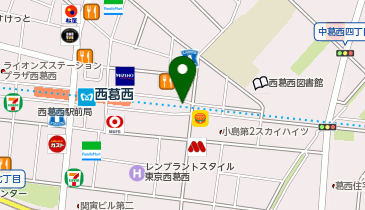 テルル西葛西店の地図画像