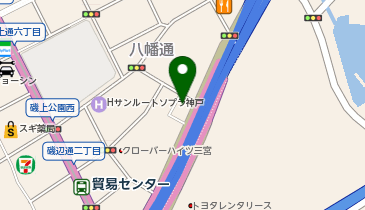 北の椅子と 神戸磯上店の地図画像