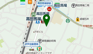 ホワイトニングショップ 高田馬場店の地図画像