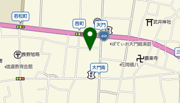 善光寺表参道 たき澤の地図画像