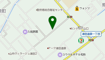 湯田温泉こんこんパークの地図画像