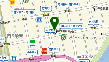 ココファン 創成川イーストの地図画像