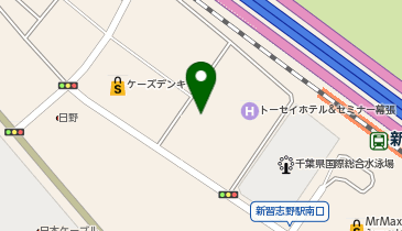 株式会社コマデン 新習志野事業所の地図画像