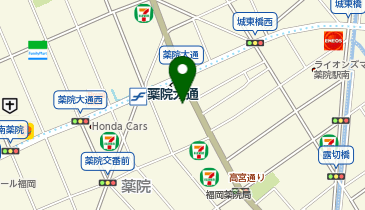 ジェネラルクリニック福岡の地図画像