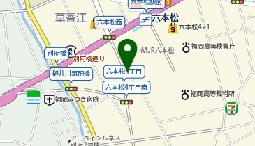 RABBIT BAGELS(ラビット ベーグル) 六本松店の地図画像