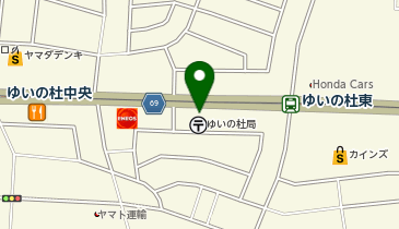 ヤクルトゆいの杜 杜のカフェの地図画像