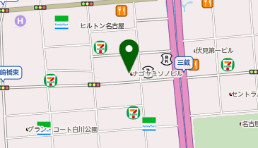 株式会社ワークスケイプ 名古屋オフィスの地図画像