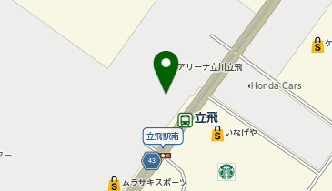 COMMONS TACHIKAWA TACHIHI(コモンズ立川立飛)の地図画像
