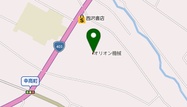 オリオン機械株式会社 本社工場の地図画像
