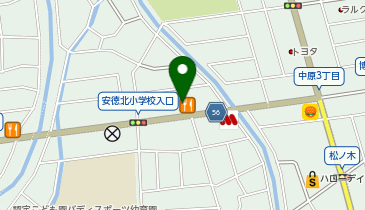 よもぎ肉うどん 一の地図画像