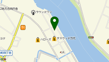 飛べシラス 万代店の地図画像