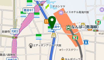 炭焼豚丼専門店 豚めし家 なんばパークス前店の地図画像