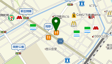 まつりや 横浜店の地図画像