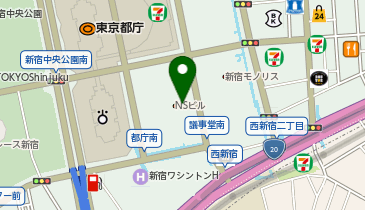 あるでん亭 新宿NSビル店の地図画像