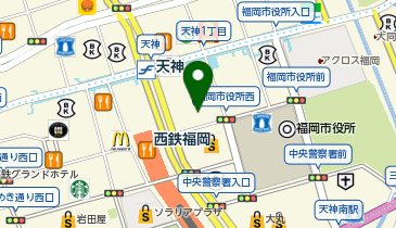 Umenohana KITCHEN(ウメノハナ キッチン) ONE FUKUOKA BLDG.店の地図画像