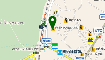 LULUTI(ルルティ) 原宿店の地図画像