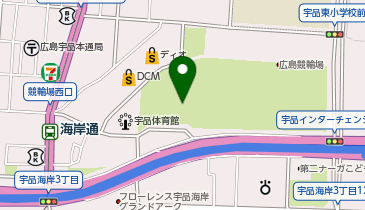 ちから アーバンサイクルパークス広島店の地図画像