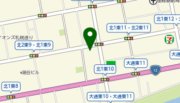 まごころ食堂の地図画像