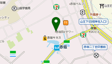 ハリー・ポッターショップ赤坂の地図画像