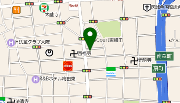 枯れないお花屋さんLiko(リコ) 東梅田店の地図画像