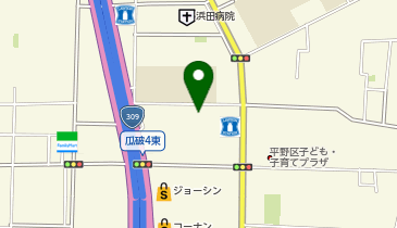 大阪市立瓜破北幼稚園の地図画像