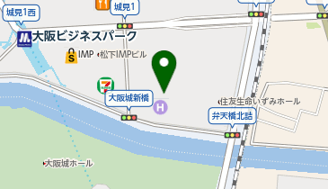 ホテルニューオータニ大阪 コスチュームサロン・ビューティサロン・フォトスタジオの地図画像