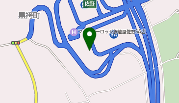 佐野SA 下り スナックコーナーの地図画像