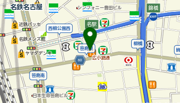 MEN'S HAIR BLEACHi(メンズ ヘア ブリーチ) 名駅店の地図画像