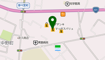 あかのれん 東近江店の地図画像