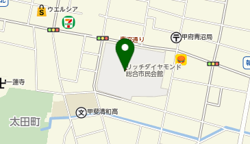 高菜先生の酵素玄米と料金おまかせほうとう食堂 甲府店の地図画像