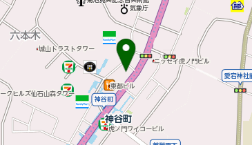 アンカースタジオ英会話 神谷町校の地図画像