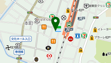 カプセル楽局 松戸駅西口店の地図画像