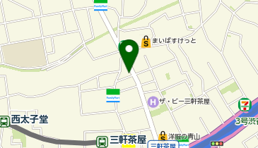 三軒茶屋もつ焼てけ八の地図画像