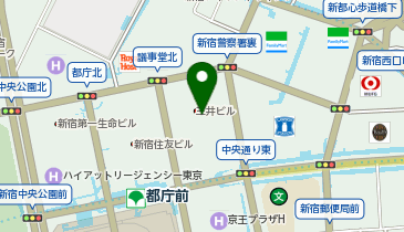 トラットリア ラ・ベルデ 西新宿店の地図画像