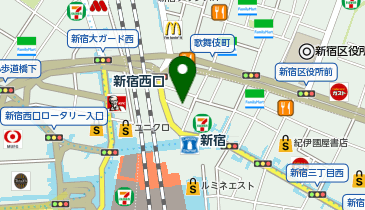 スポンティーニ 新宿店の地図画像
