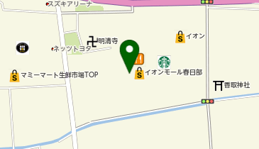 舎鈴 イオンモール春日部の地図画像