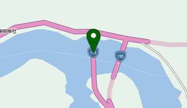 出合ゆず大橋の地図画像