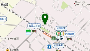 古淵あおばこども園の地図画像