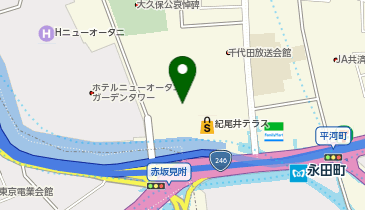 ヒアカアヴェダ 東京ガーデンテラス紀尾井町店の地図画像