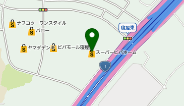 アエナ ビバモール寝屋川店の地図画像
