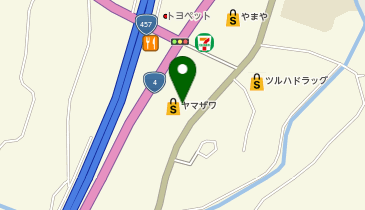 軽食ひまわり ヤマザワ白石北店の地図画像