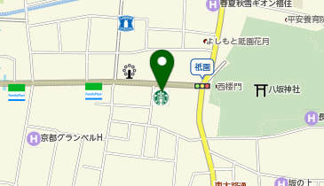 京都祇園 ソラチビアガーデンの地図画像