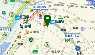 釜飯と京出汁おでん 個室居酒屋 だしのや 飯田橋本店の地図画像